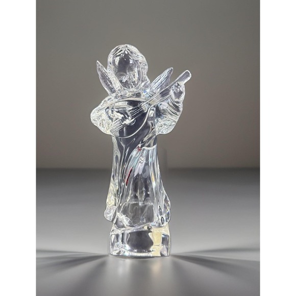 Mikasa Other - Mikasa Herald Collection Angelic Mandolin Angel Lead Crystal Germany 8.25"